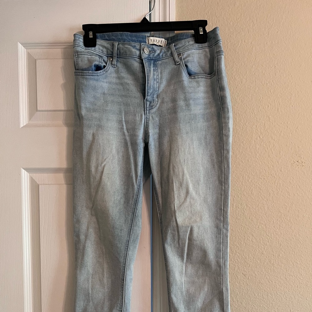 FRANCESCA BOUTIQUE HIGH WAISTED JEANS WITH CUFF BOTTOM